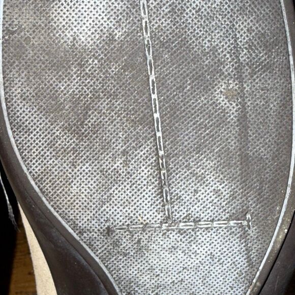 Prada GUC Frasurbane Suede Leather Moccosin Loafers Flats Classic Luxury Beige - Picture 7 of 11